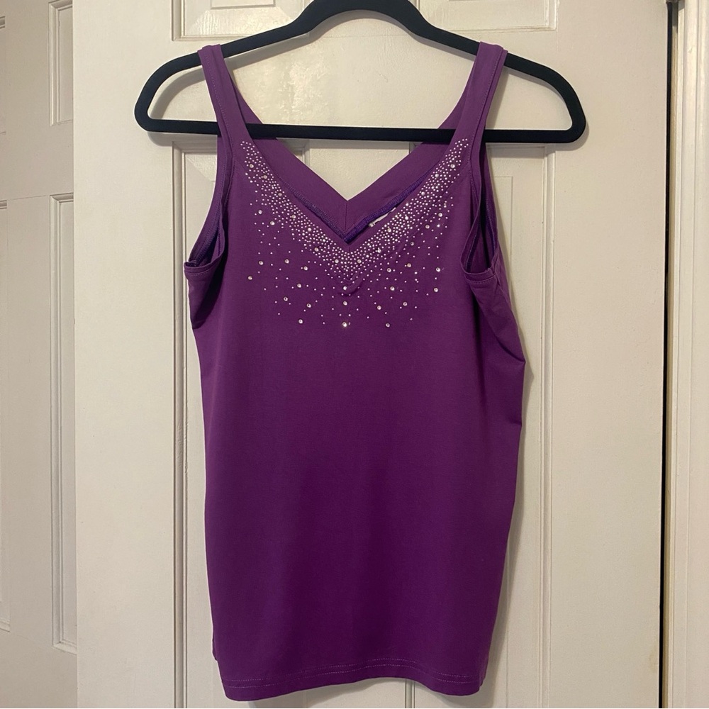D&G purple tank top